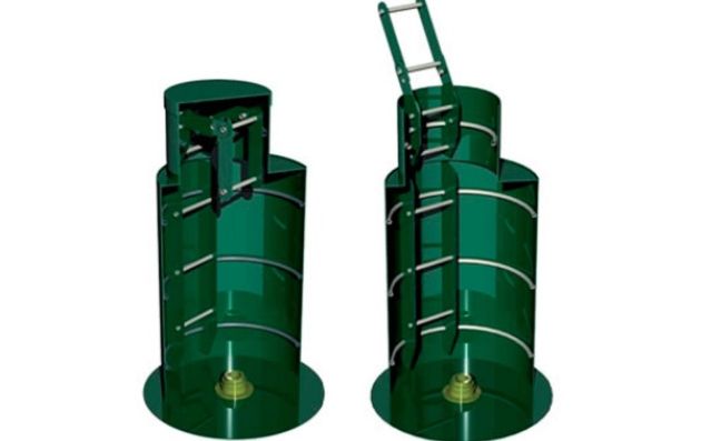 Раскладная лестница для Кессонов A, C, C+