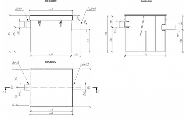 Жироуловитель под мойку Alta M-In 0.5-30