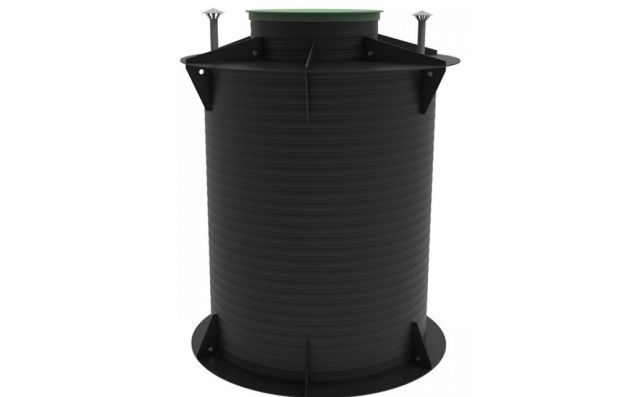 Пластиковый погреб (круглый, диаметр 1,5 метра)